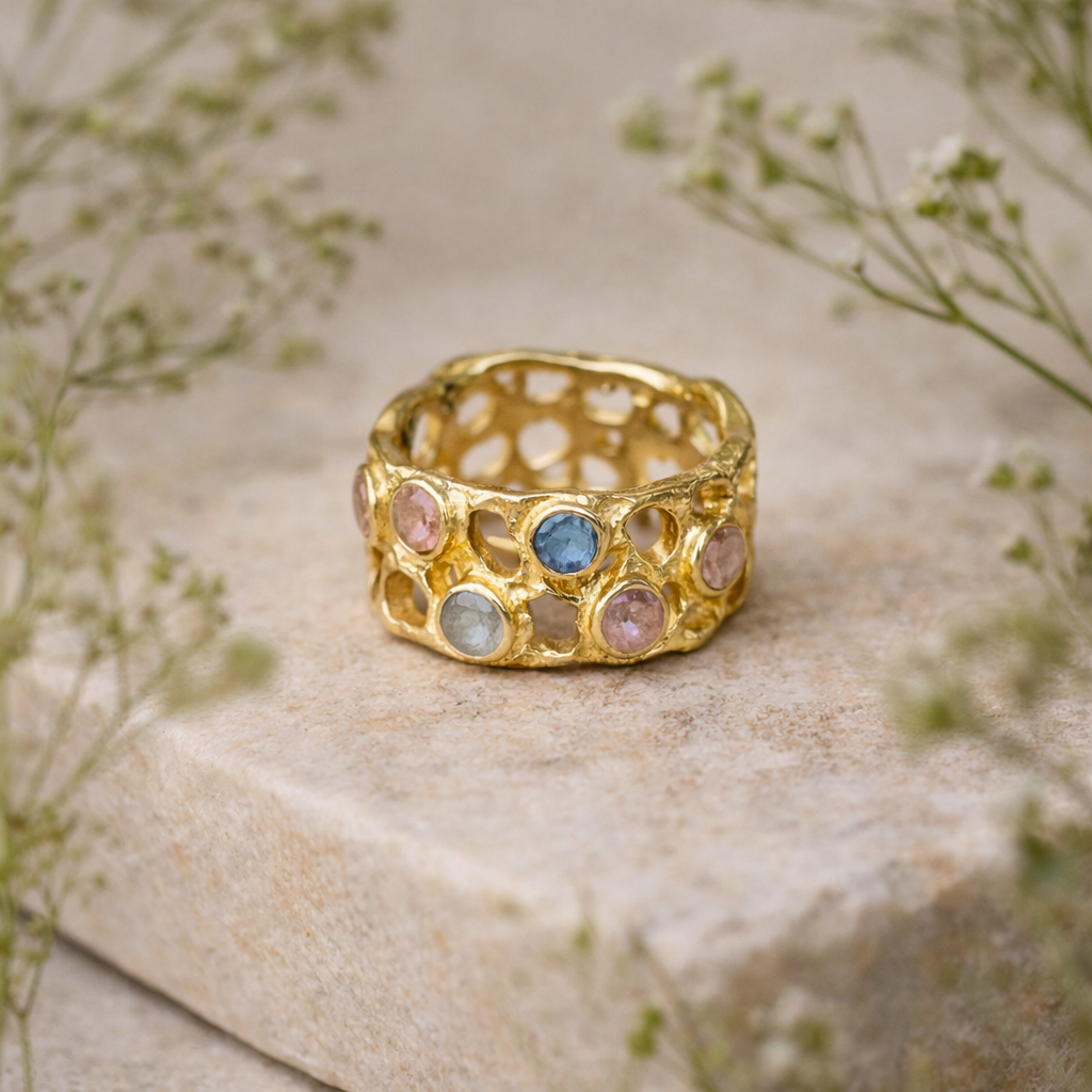 Wildflower Mosaic Ring