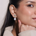 Moonstone Drop Earring