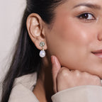 Moonstone Drop Earring