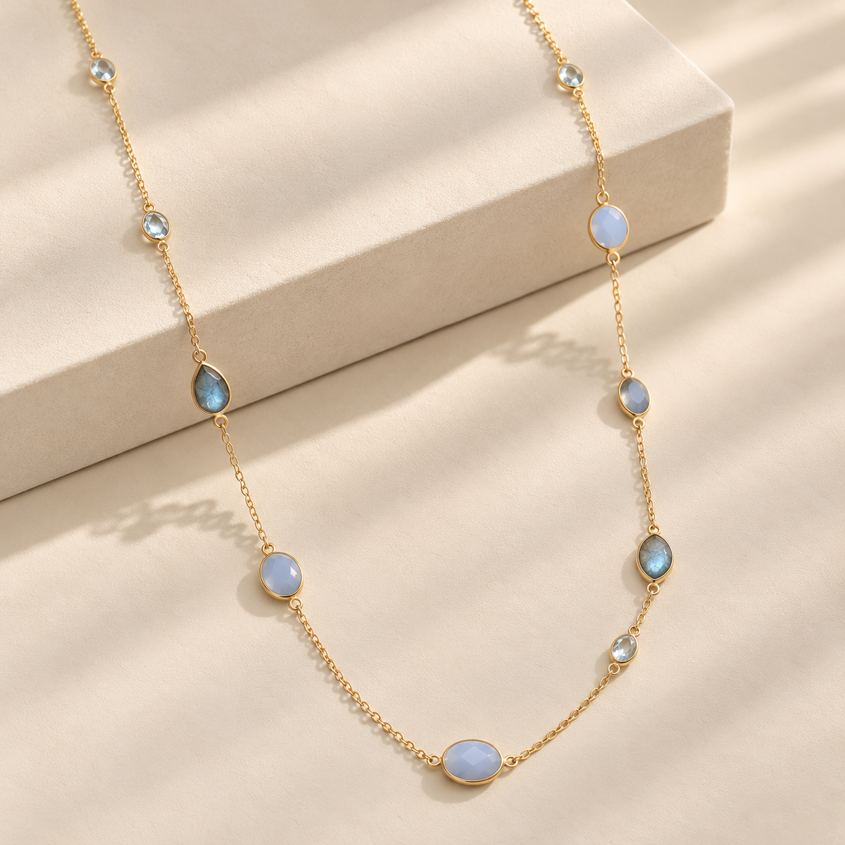 Blue Calcite Ovals