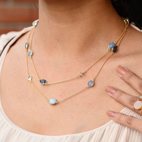 Blue Calcite Ovals