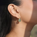 Green Aventurine Teardrop Earrings