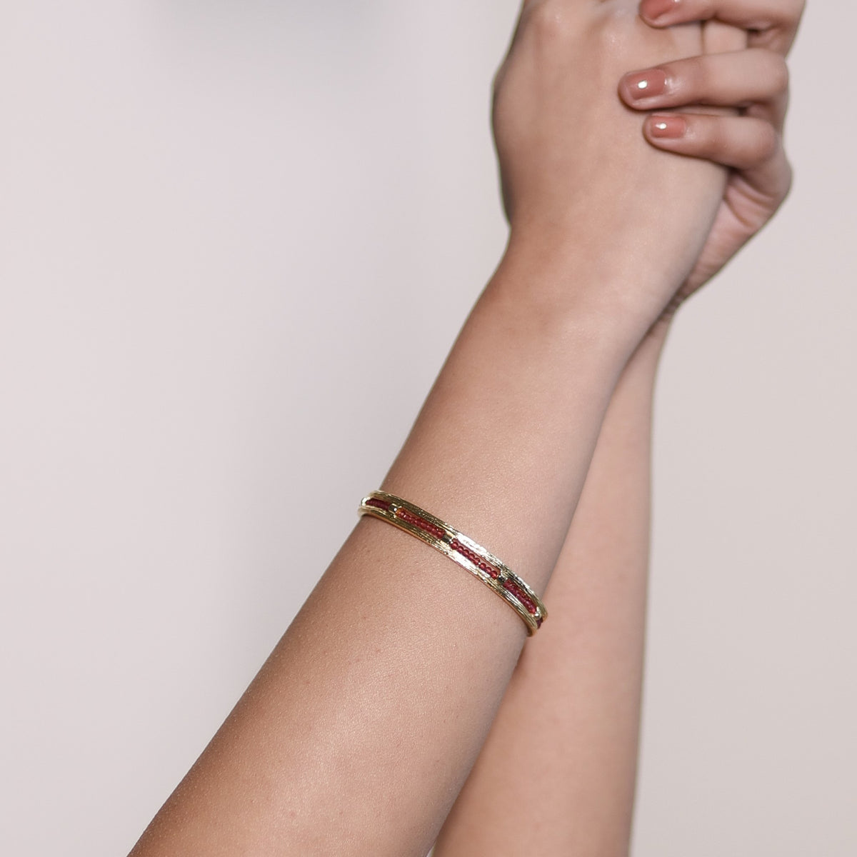 Rosé Inlay Cuff
