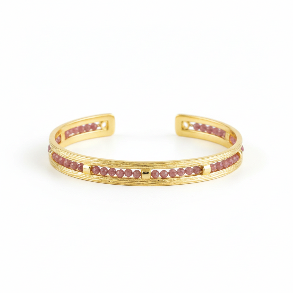 Rosé Inlay Cuff
