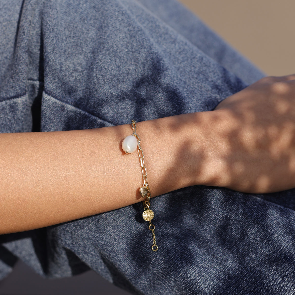 Pearl Charms Bracelet