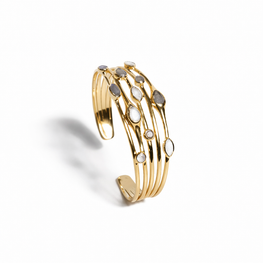 Multi-Stone Cuff