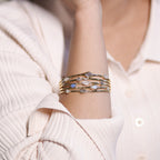 Multi-Stone Cuff