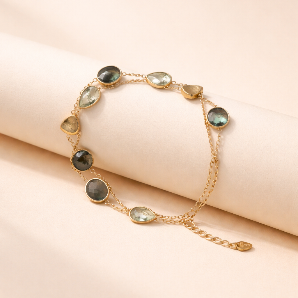 Moss Agate Double-String