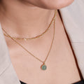 Green Stack Necklace