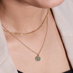 Green Stack Necklace