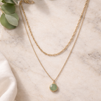 Green Stack Necklace