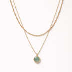 Green Stack Necklace