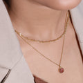 Pink Stack Necklace