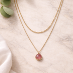 Pink Stack Necklace