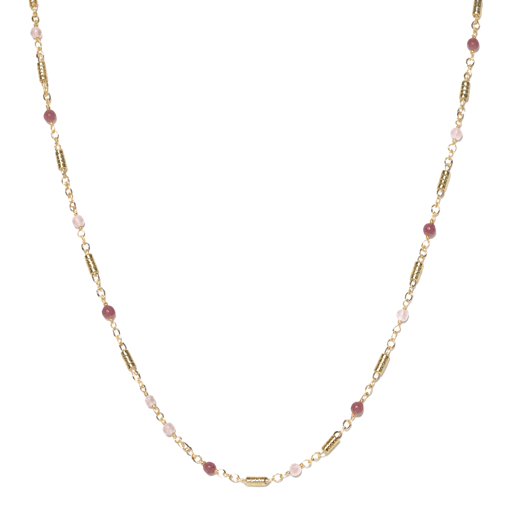 Blush Bead Necklace