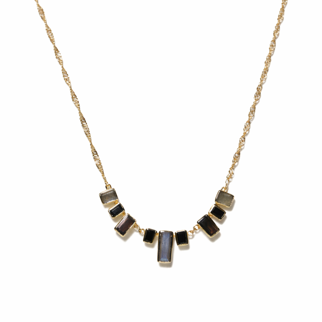 Geometric Midnight Necklace