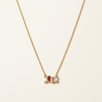 Blush Baguette Necklace