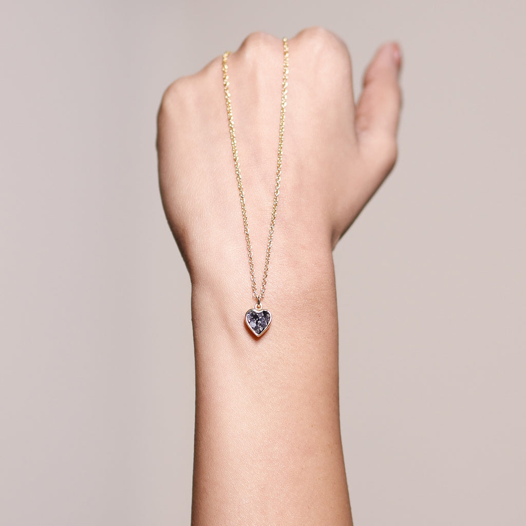 Black Heart Necklace