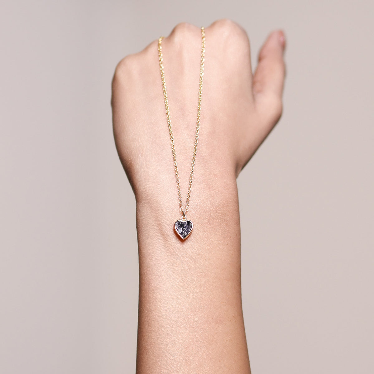Black Heart Necklace