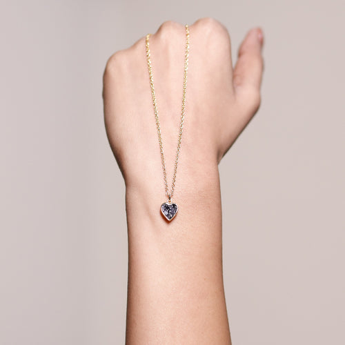 Black Heart Necklace