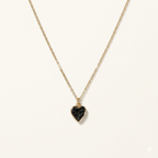 Black Heart Necklace