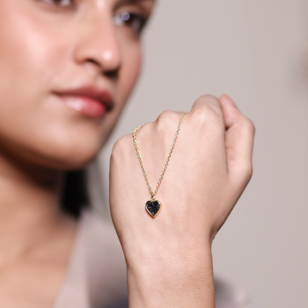 Black Heart Necklace