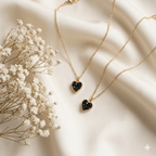 Black Heart Necklace