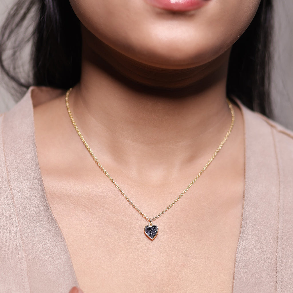 Black Heart Necklace