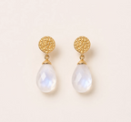 Moonstone Drop Earring
