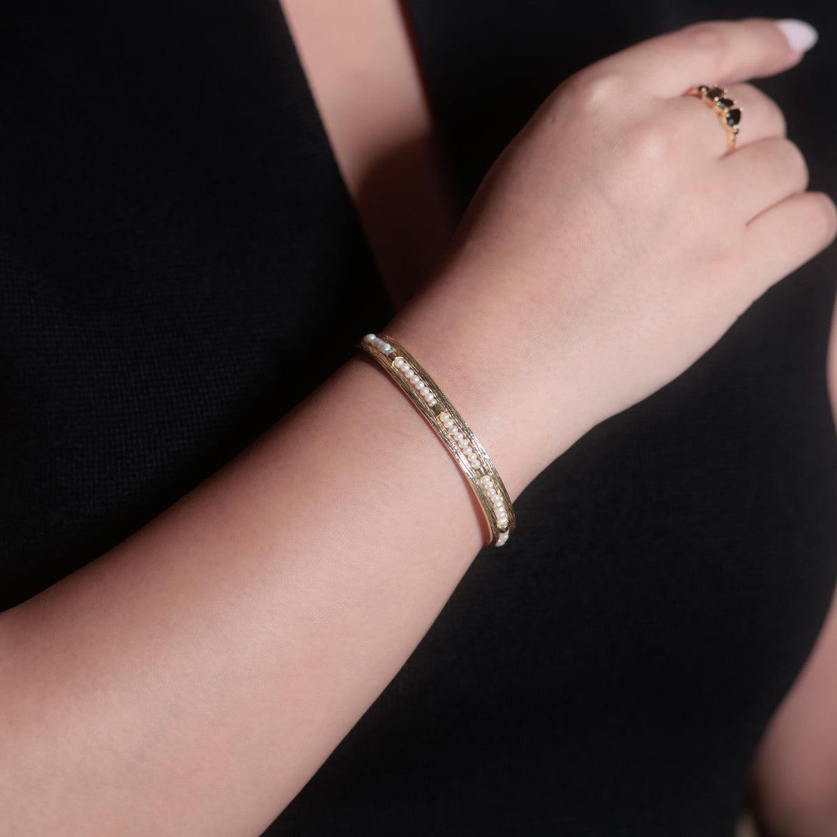 Pearl Inlay Cuff