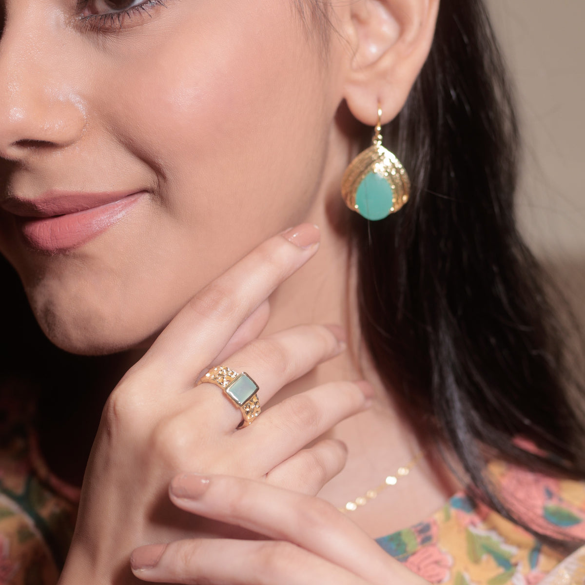 Lagoon Drop Earring