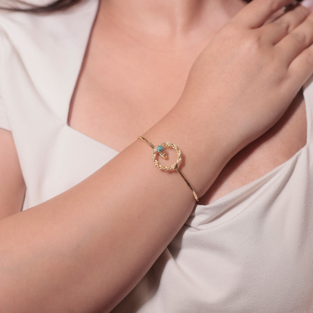 Turquoise Rope Bracelet