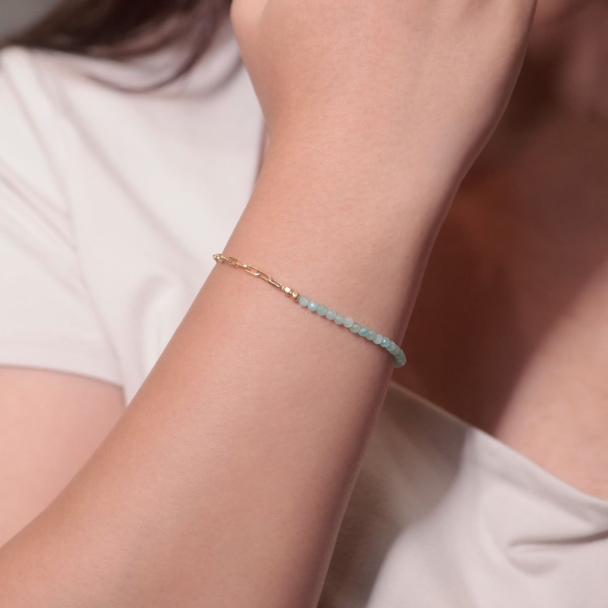Aquamarine Beads