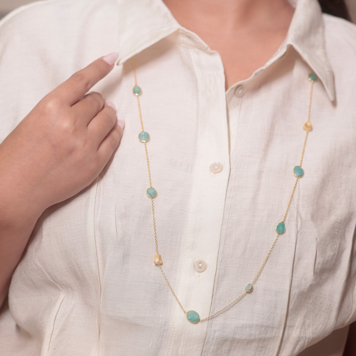 Aquamarine Ovals
