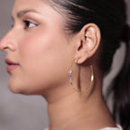 Classic Amethyst Hoops