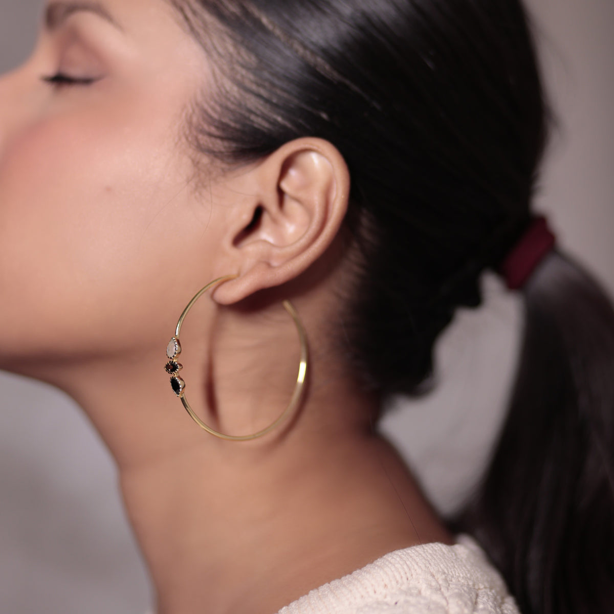 Classic Black Hoops
