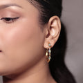 Braided Jade Hoops