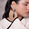 Aura Moss Danglers