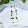 Pink Waterfall Earrings