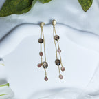 Pink Waterfall Earrings
